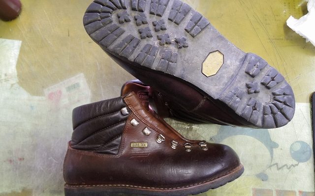 ザンバランフジヤマ オールソール例です 岡山の靴修理なら足と靴の店 Foot Lights フットライト