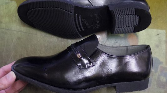 紳士靴　ポリウレタンソール　交換例 3-2