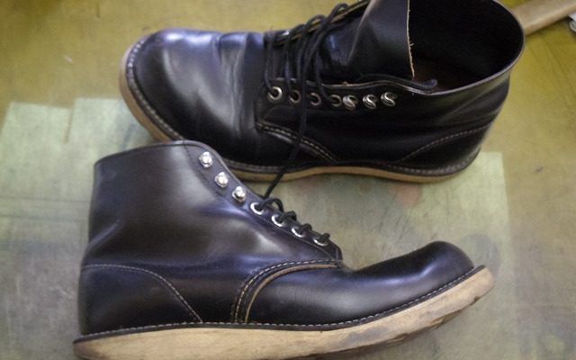 レッドウイングブーツ オールソール例 – 岡山の靴修理なら足と靴の店 foot lights.（フットライト．）
