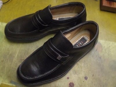 市販紳士靴　補高加工例 2-1