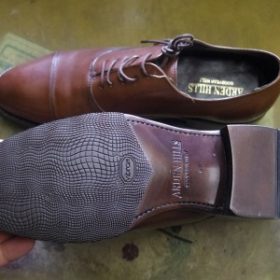 紳士靴　ハーフソール例