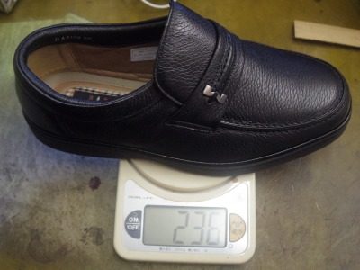 市販紳士靴　補高加工例 3-2