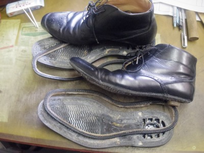 ソール貼り直し例 3-1