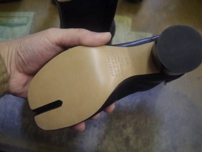 マルジェラ　ブーツ　ハーフソール例 2-2