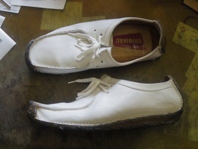 クラークスナタリー　ソール交換例 2-1