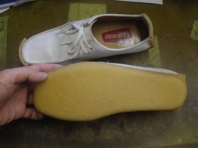 クラークスナタリー　ソール交換例 3-2