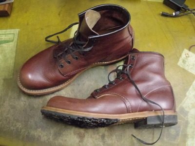 レッドウイングブーツ　ハーフソール例 2-1