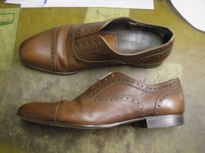 紳士靴 ソール貼り直し例 3-1