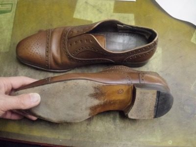 紳士靴 ソール貼り直し例 3-2